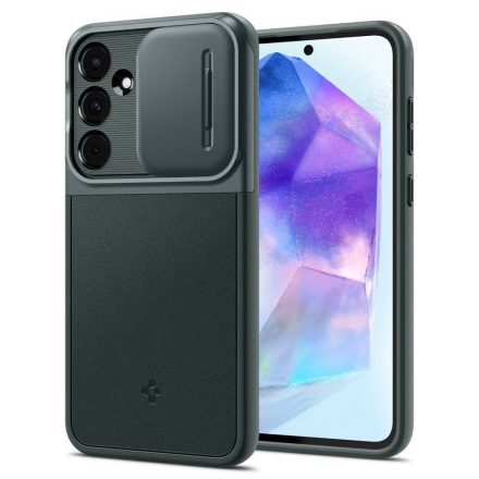 SPIGEN OPTIK ARMOR műanyag tok ZÖLD Samsung A55 5G ACS07536