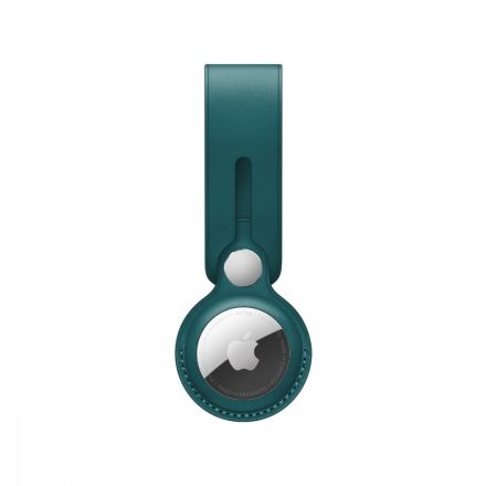 Apple AirTag Leather Loop - Forest Green