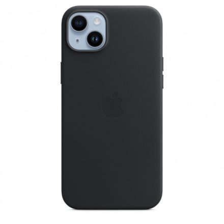 iPhone 14 Plus Leather Case with MagSafe - Midnight