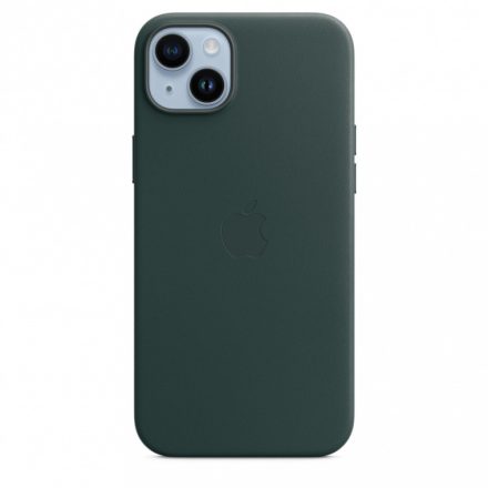 iPhone 14 Plus Leather Case with MagSafe - Forest Green