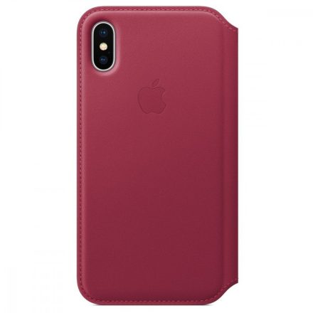 iPhone X Leather Folio Berry mqrx2zm/a