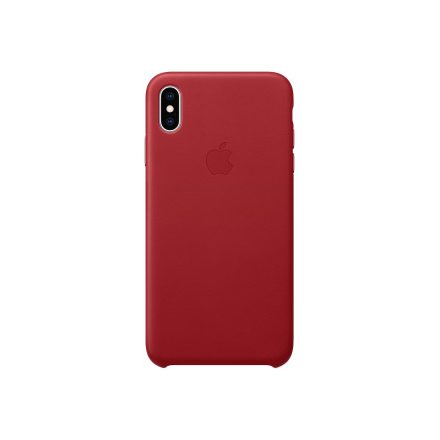 iPhone Xs Max Bőr Tok, (PRODUCT RED)