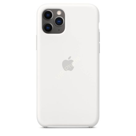 iPhone 11 Pro Gyári Szilikon Tok, Fehér (mwyl2zm/a)