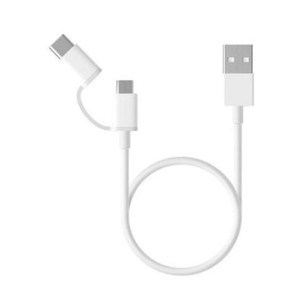 Mi 2-in-1 USB kábel (Micro USB to Type C) 100 cm