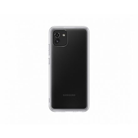 Samsung EF-QA036TT Átlátszó Soft Clear Tok A036