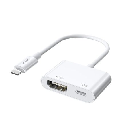 Joyroom átalakító Lightning - Digital HDMI + Lightning, FullHD 1080p, 60Hz, fehér (S-H141)