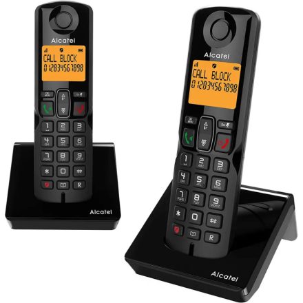 Alcatel S280 Duo Dect telefon nagy LCD kijelzővel