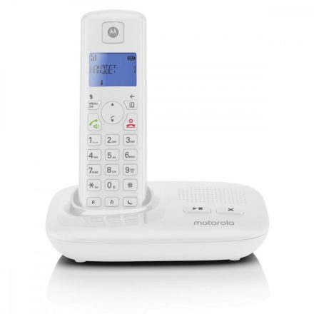 Motorola T411 üz.rögz. Dect telefon, fehér